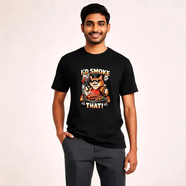 I'd_smoke_that__Cotton_Graphic_Print_T-Shirt