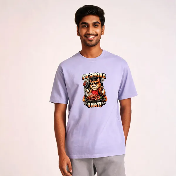 I'd_smoke_that__Cotton_Graphic_Print_T-Shirt