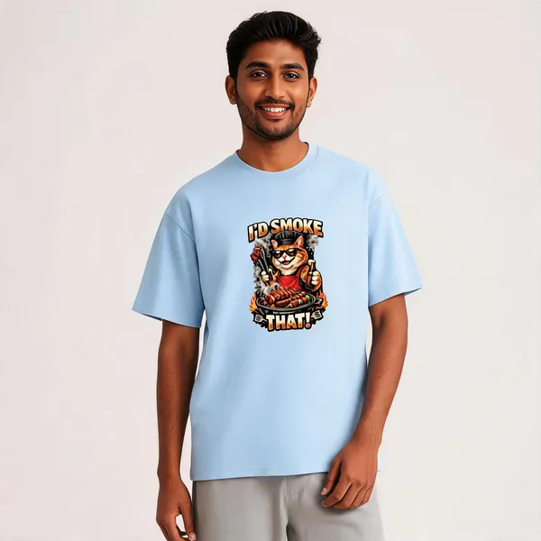 I'd_smoke_that__Cotton_Graphic_Print_T-Shirt