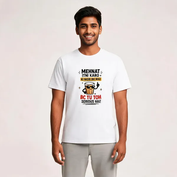 Mehnat_Karo__Cotton_Graphic_Print_Round_Neck_T-Shirt