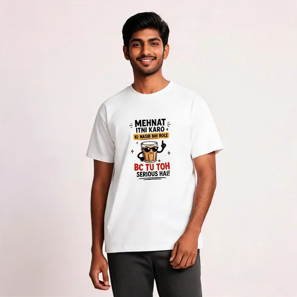 Mehnat_Karo__Cotton_Graphic_Print_Round_Neck_T-Shirt
