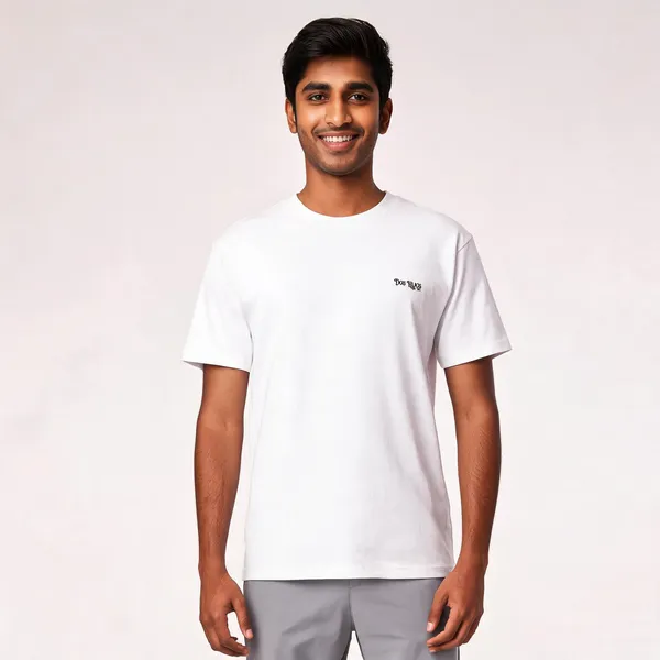 Dos_Hijos_Cotton_Crew_Neck_Chest_Print_T-Shirt