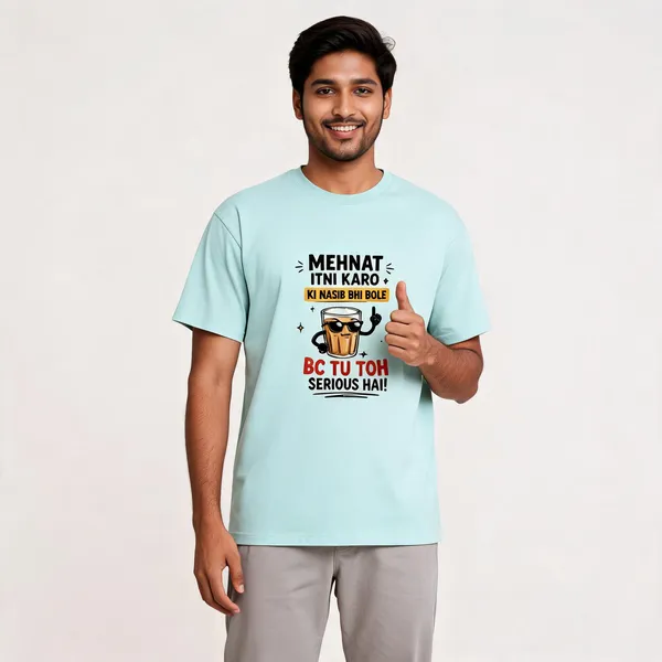 Mehnat_Karo__Cotton_Graphic_Print_Round_Neck_T-Shirt