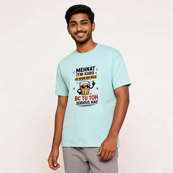 Mehnat_Karo__Cotton_Graphic_Print_Round_Neck_T-Shirt