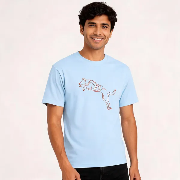 Flying_Dog__Cotton_Crew_Neck_Graphic_Print_T-Shirt