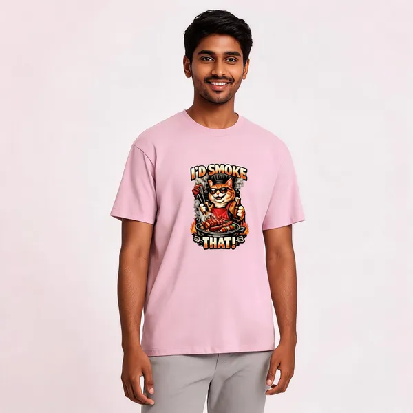 I'd_smoke_that__Cotton_Graphic_Print_T-Shirt