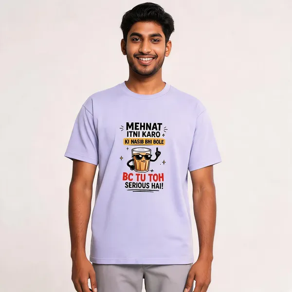 Mehnat_Karo__Cotton_Graphic_Print_Round_Neck_T-Shirt