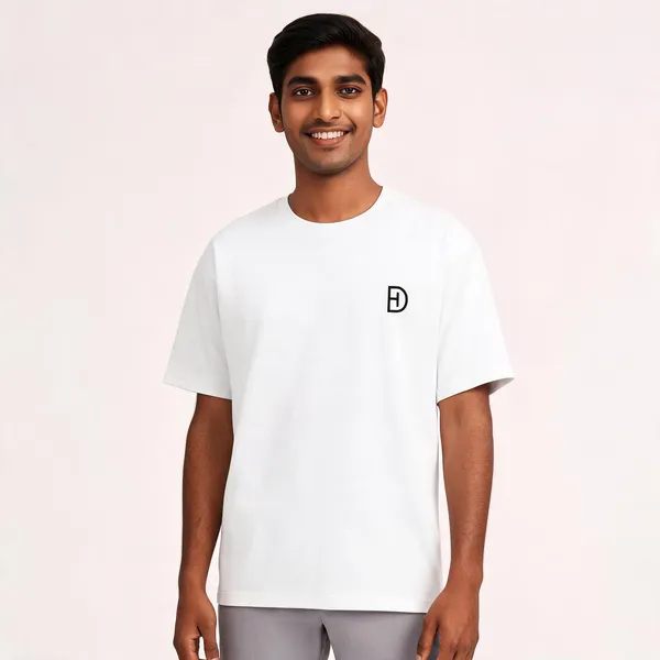 DH_Logo__Cotton_Graphic_Print_T-Shirt