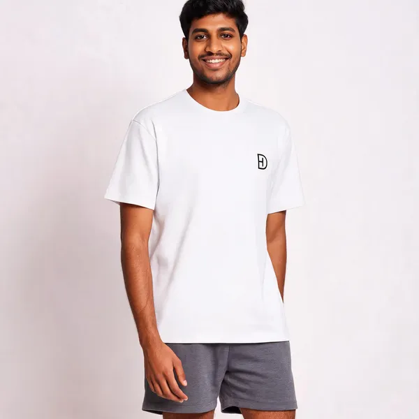 DH_Logo__Cotton_Graphic_Print_T-Shirt