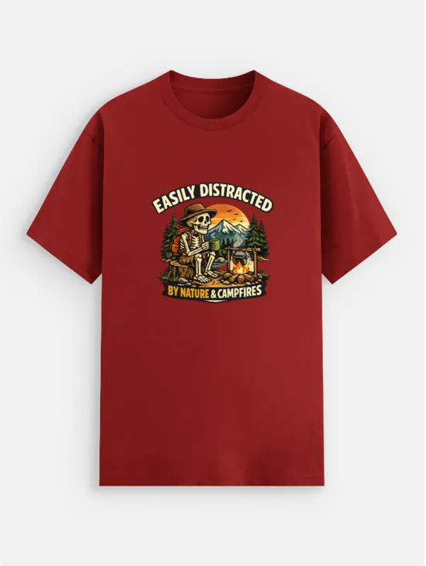 Easily_Distracted__CottonGraphic_Print_T-Shirt