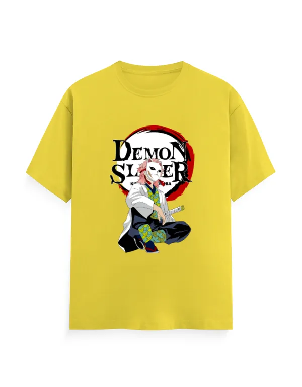 SABITO_Unisex_Classic_Anime_Graphic_100%_Cotton_T-Shirt