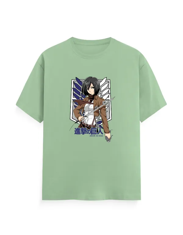 MIKASA_ACKERMAN_Unisex_Classic_Anime_Graphic_T-Shirt