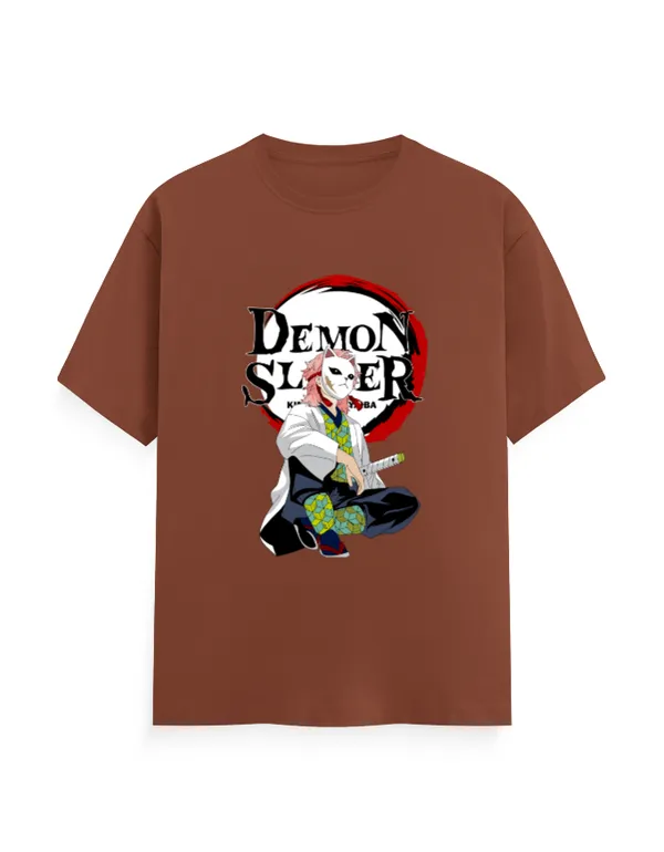SABITO_Unisex_Classic_Anime_Graphic_100%_Cotton_T-Shirt