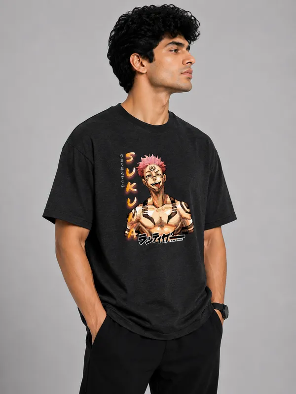 RYOMEN_SUKUNA_Unisex_Anime_Graphic_Cotton_T-Shirt