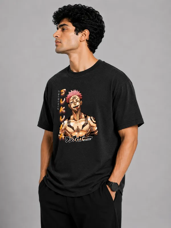 RYOMEN_SUKUNA_Unisex_Anime_Graphic_Cotton_T-Shirt