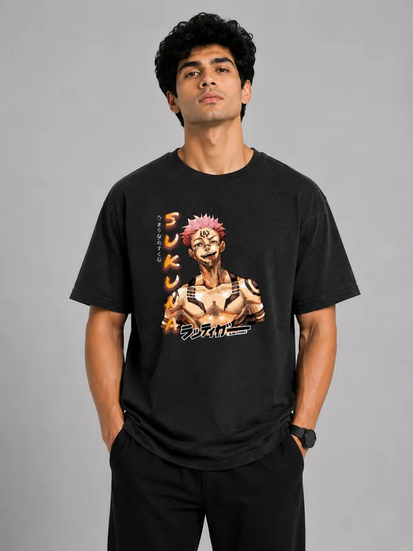 RYOMEN_SUKUNA_Unisex_Anime_Graphic_Cotton_T-Shirt