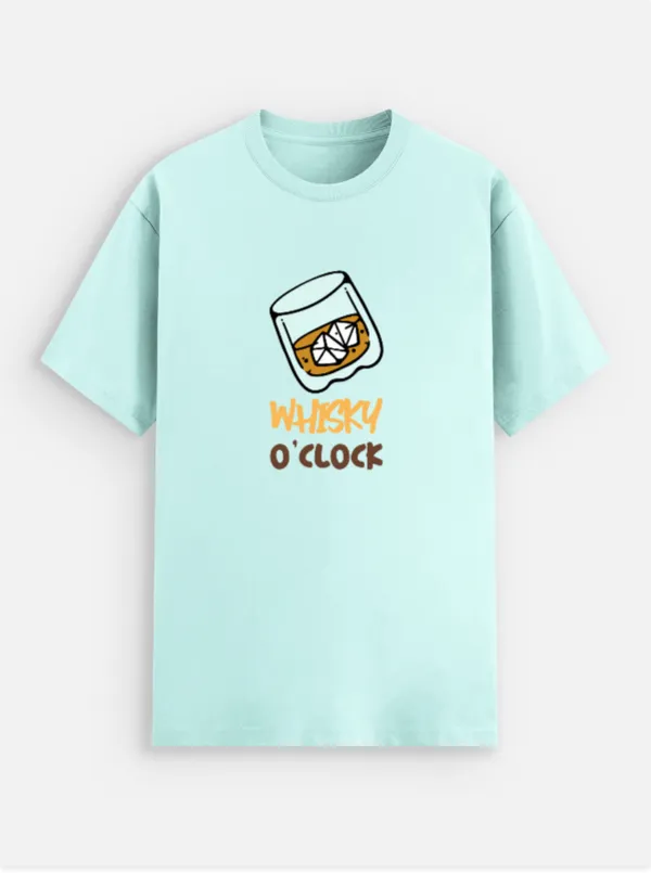 Whisky_O'Clock_Cotton_Round_Neck_Graphic_Print_T-Shirt