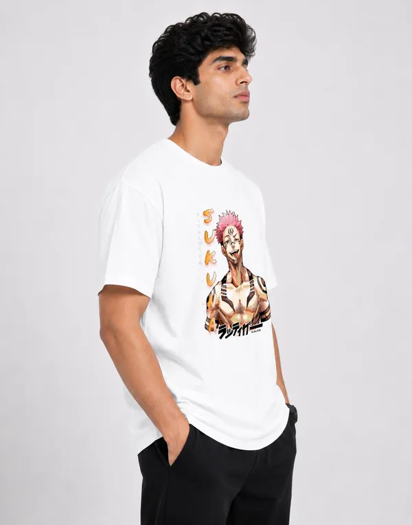 RYOMEN_SUKUNA_Unisex_Anime_Graphic_Cotton_T-Shirt