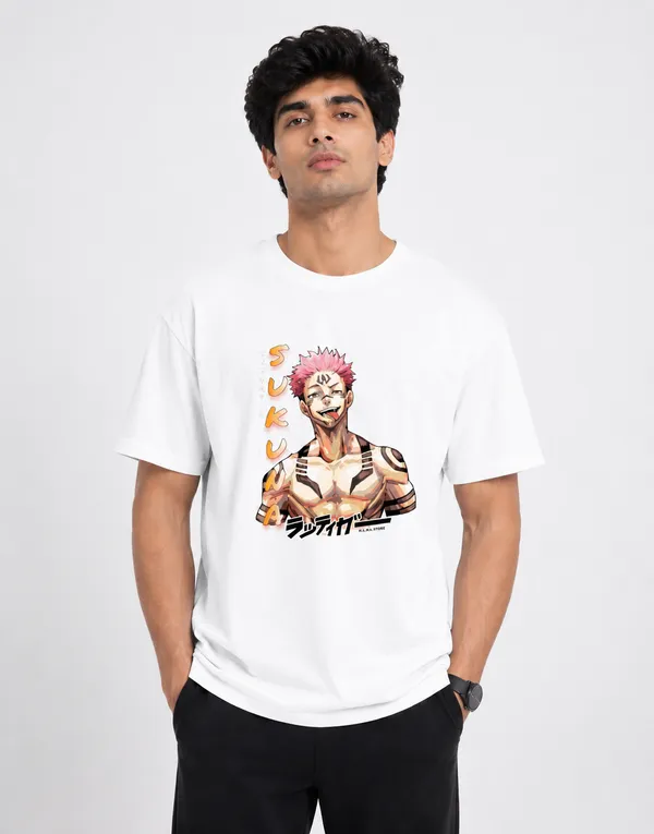 RYOMEN_SUKUNA_Unisex_Anime_Graphic_Cotton_T-Shirt