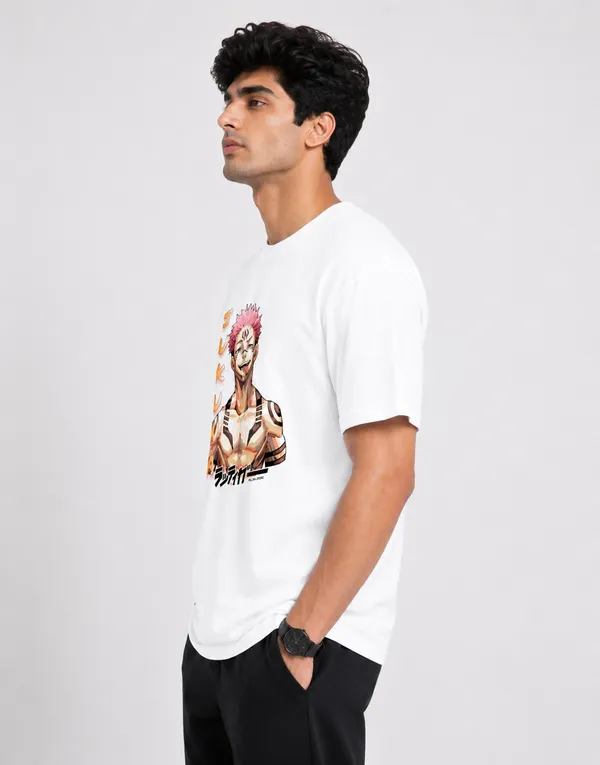 RYOMEN_SUKUNA_Unisex_Anime_Graphic_Cotton_T-Shirt