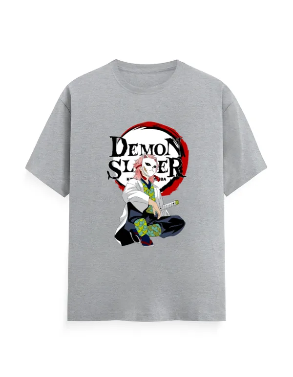 SABITO_Unisex_Classic_Anime_Graphic_100%_Cotton_T-Shirt