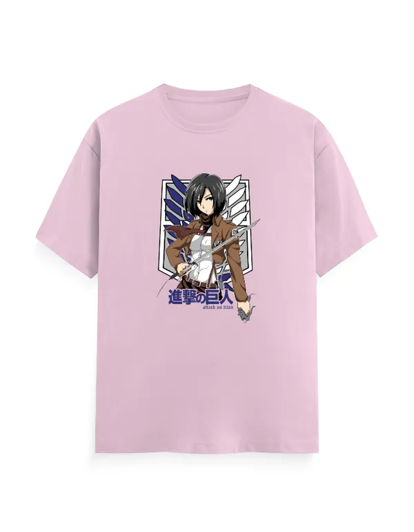 MIKASA_ACKERMAN_Unisex_Classic_Anime_Graphic_T-Shirt
