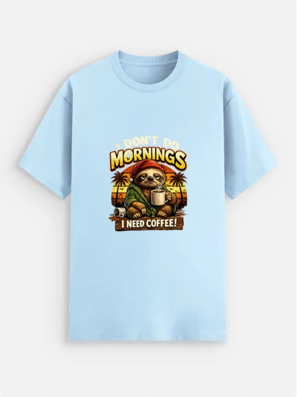 I_Need_Coffee_Cotton_Graphic_Print_T-Shirt