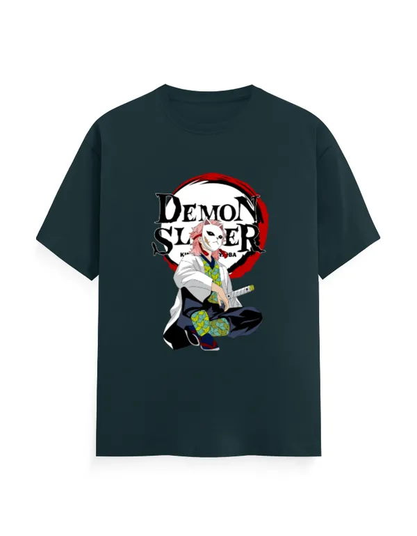 SABITO_Unisex_Classic_Anime_Graphic_100%_Cotton_T-Shirt