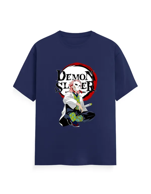 SABITO_Unisex_Classic_Anime_Graphic_100%_Cotton_T-Shirt