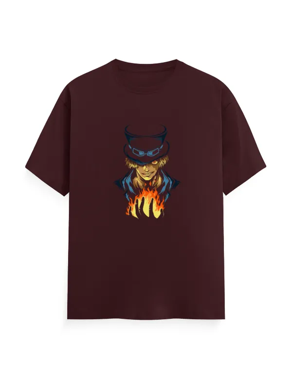 SABO_Unisex_Classic_Anime_Graphic_100%_Cotton_T-Shirt