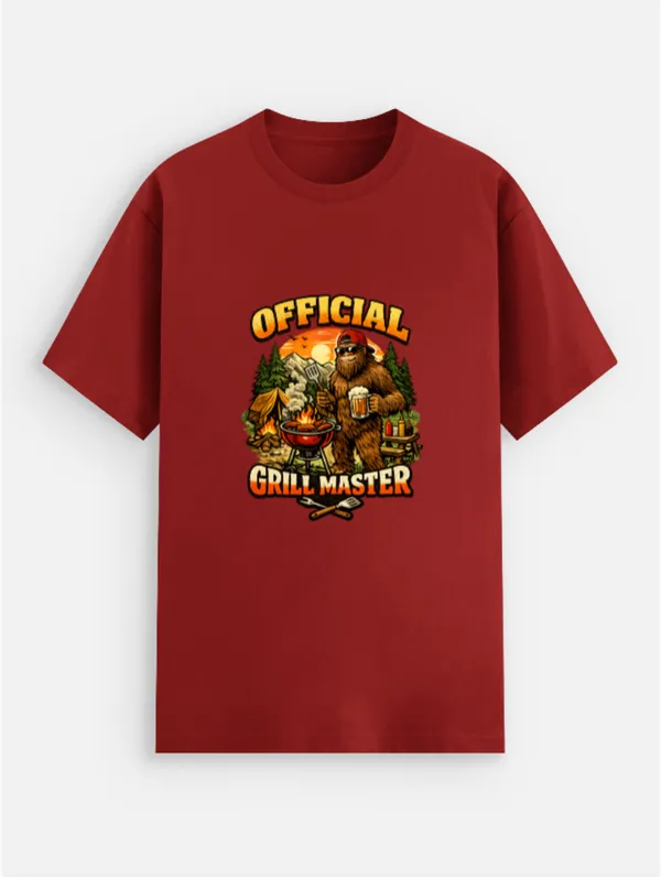 GrillMaster__Cotton_Round_Neck_Graphic_Print_T-Shirt