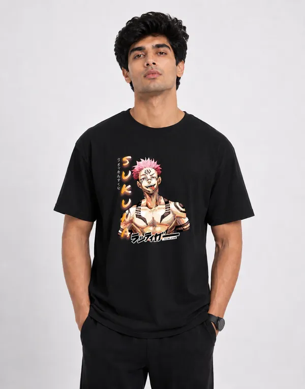 RYOMEN_SUKUNA_Unisex_Anime_Graphic_Cotton_T-Shirt