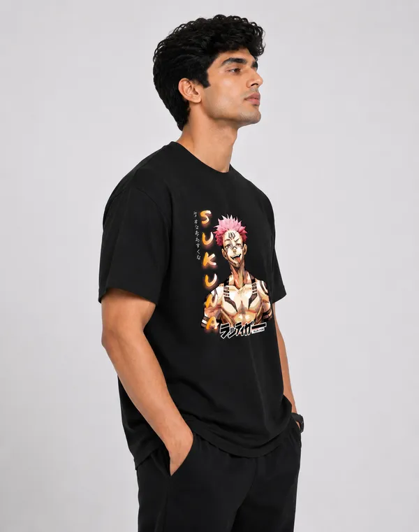 RYOMEN_SUKUNA_Unisex_Anime_Graphic_Cotton_T-Shirt