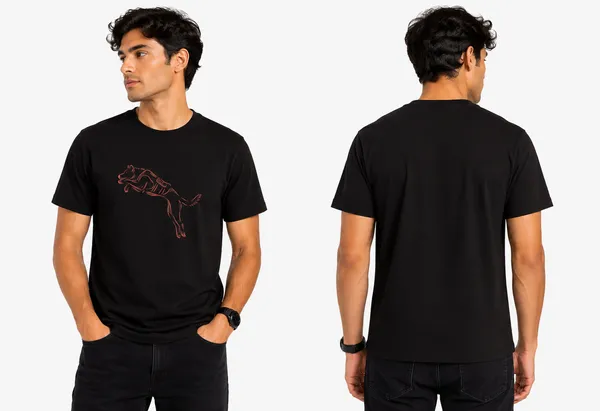 Flying_Dog__Cotton_Crew_Neck_Graphic_Print_T-Shirt
