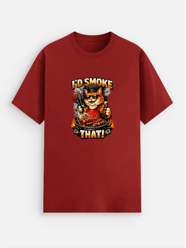 I'd_smoke_that__Cotton_Graphic_Print_T-Shirt