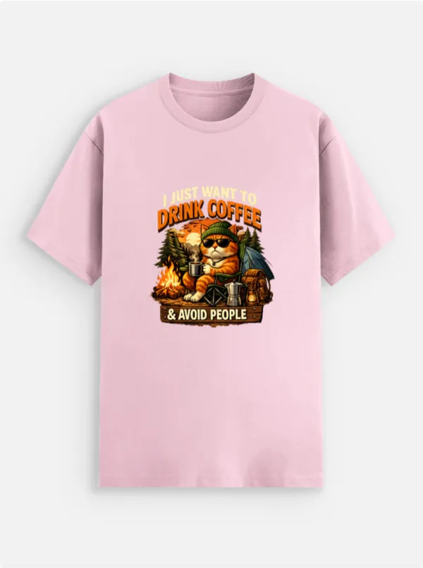 Drink_Coffee__Cotton_Graphic_Print_Round_Neck_T-Shirt