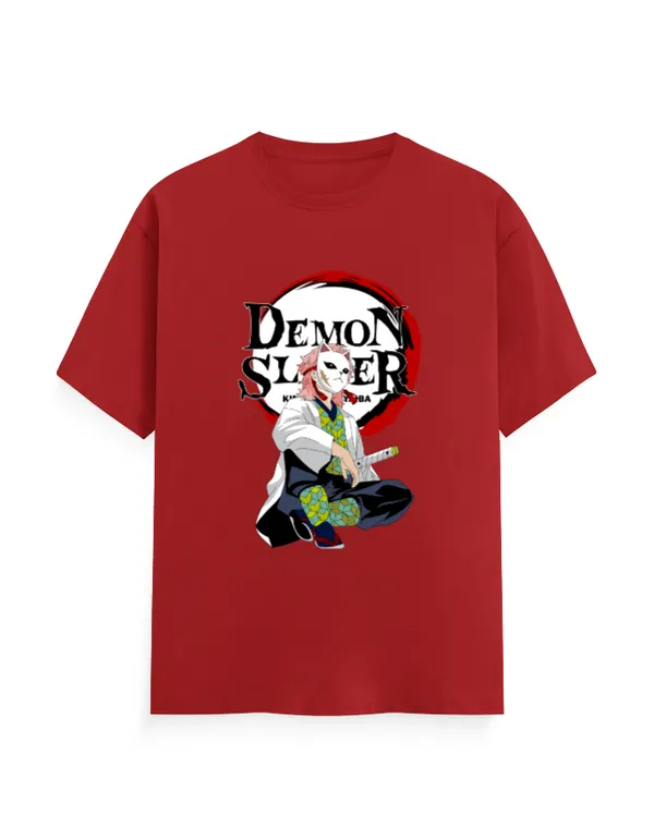SABITO_Unisex_Classic_Anime_Graphic_100%_Cotton_T-Shirt