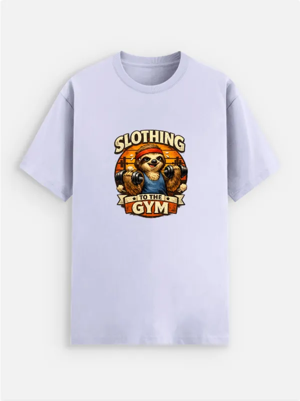 Slothing_To_The_Gym_Cotton_Graphic_Print_T-Shirt