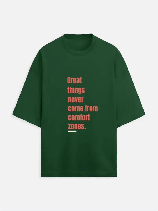 Bottle_Green_Cotton_Oversized_Graphic_T-Shirt_For_Men