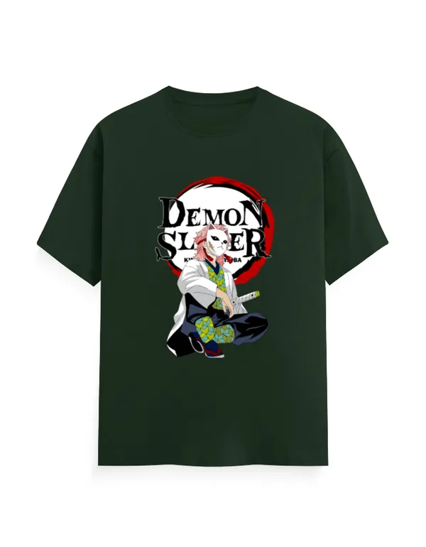 SABITO_Unisex_Classic_Anime_Graphic_100%_Cotton_T-Shirt