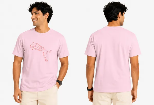 Flying_Dog__Cotton_Crew_Neck_Graphic_Print_T-Shirt