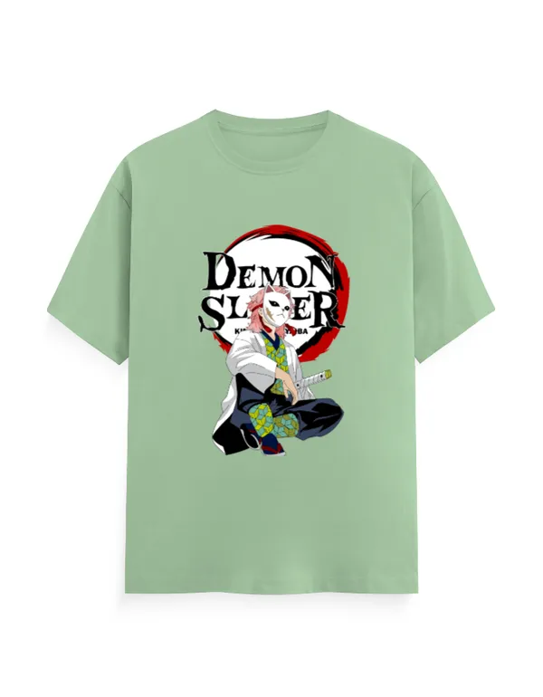 SABITO_Unisex_Classic_Anime_Graphic_100%_Cotton_T-Shirt