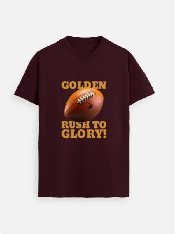 Golden_Rush_To_Glory_Cotton_Graphic_Print_Round_Neck_T-Shirt