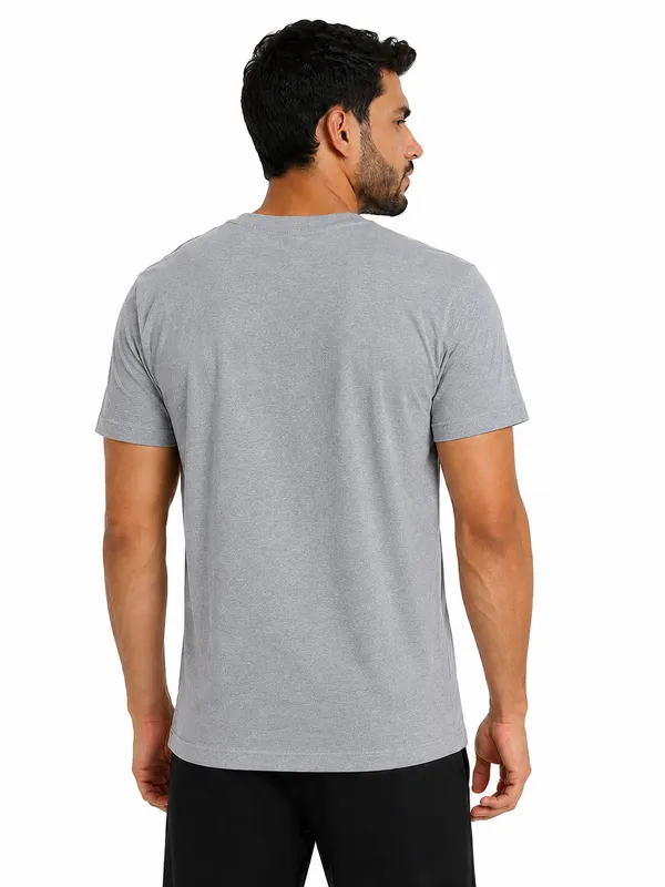 Unisex_Plain_Cotton_Blend_Round_Neck_T-Shirt