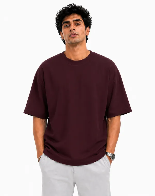 Unisex_PREMIUM_Oversized_Terry_Cotton_Blend_T-Shirt_|_260_GSM