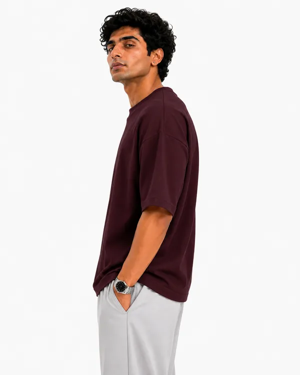 Unisex_PREMIUM_Oversized_Terry_Cotton_Blend_T-Shirt_|_260_GSM