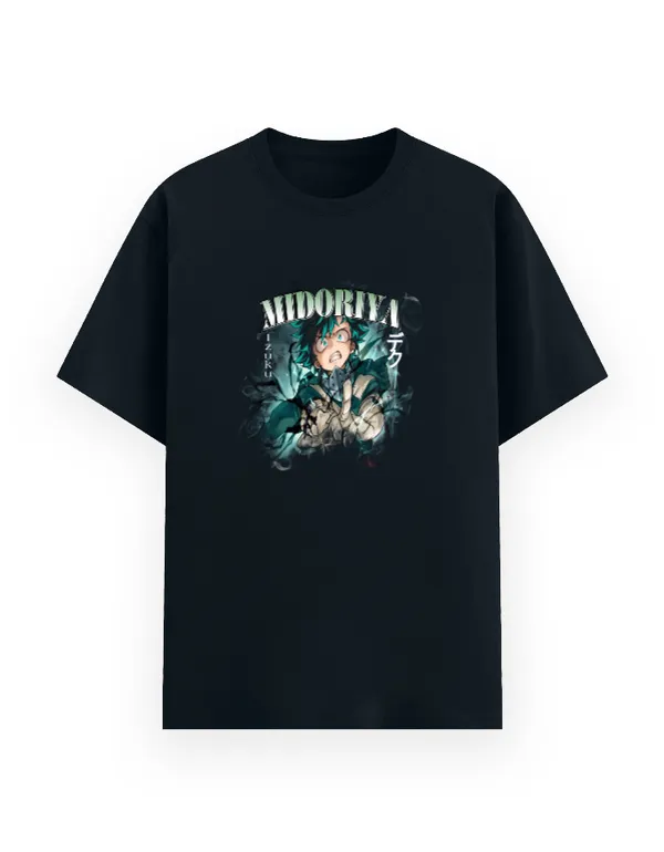 IZUKU_MIDORIYA_Unisex_Anime_Graphic_Cotton_T-Shirt