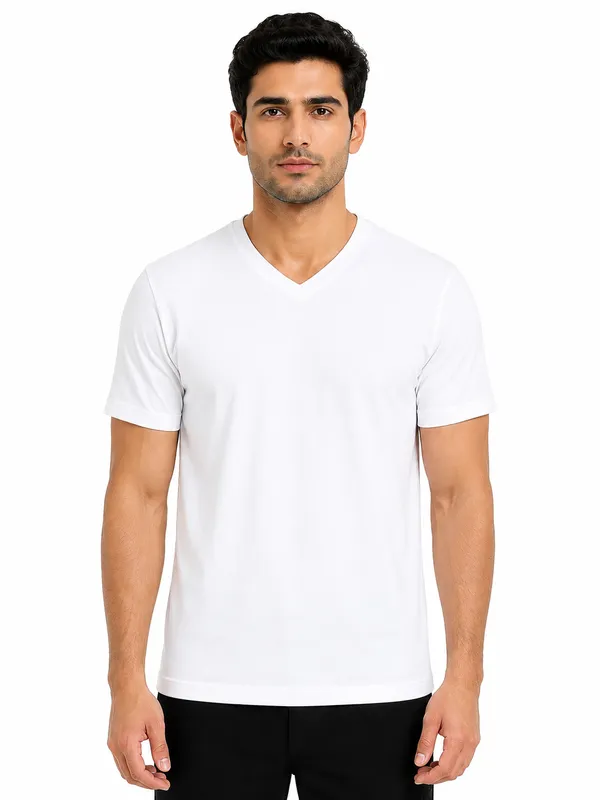 Unisex_Premium_100%_Cotton_V-Neck_T-Shirt