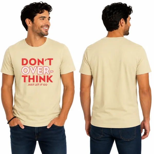 Don't_Overthink_Cotton_Graphic_Print_Round_Neck_T-Shirt