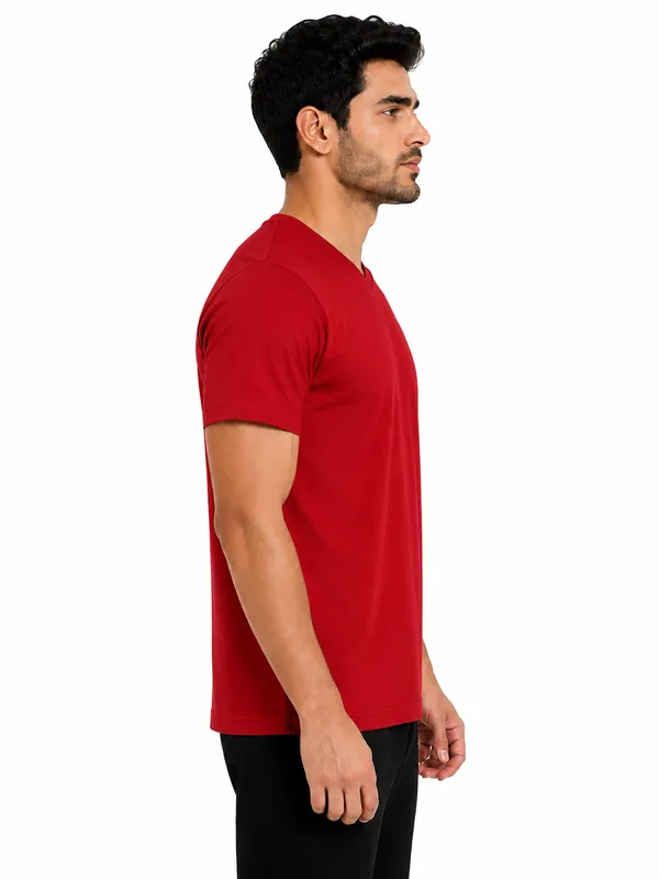 Unisex_Premium_100%_Cotton_V-Neck_T-Shirt
